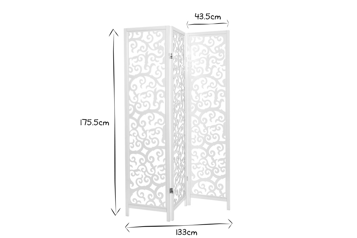 Paravent en bois ARABESQUE 