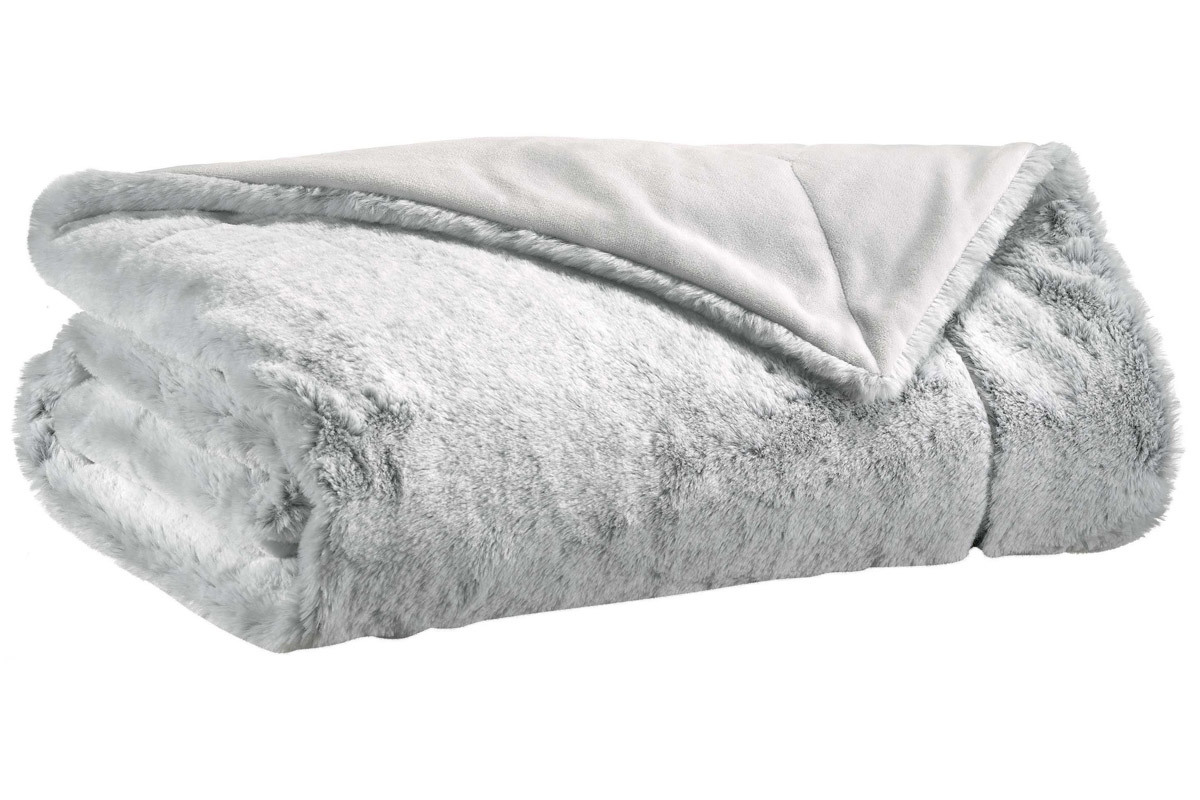 Plaid doux blanc 140 x 180 cm  POLAIR