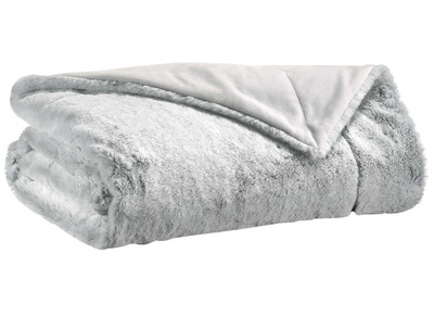 Plaid doux blanc 140 x 180 cm  POLAIR