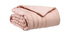 Plaid en coton rose poudré 120 x 180 cm DOU