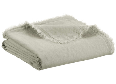Plaid en lin naturel 130 x 180 cm LINEN