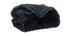 Plaid imitation fourrure noir 140 x 180 cm ALPIN
