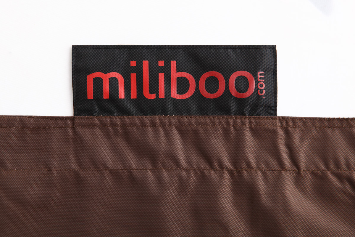 Pouf g�ant design marron BIG MILIBAG