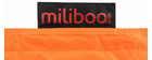 Pouf géant design orange BIG MILIBAG