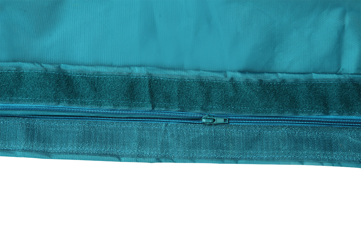 Pouf gant design polyester bleu canard BIG MILIBAG