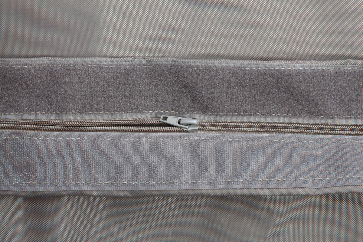 Pouf gant design polyester gris clair BIG MILIBAG