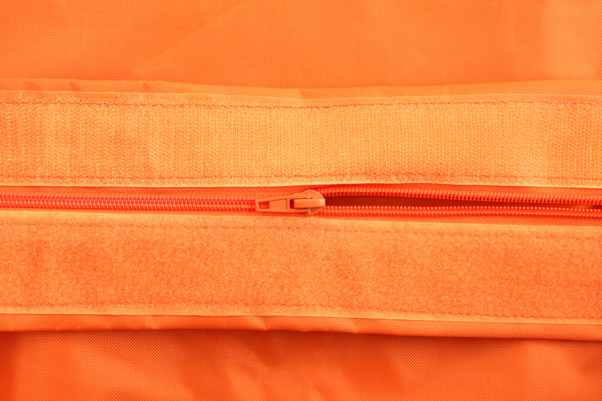 Pouf gant design polyester orange BIG MILIBAG