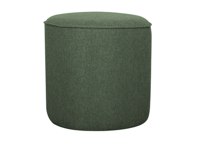 Pouf rond en tissu kaki D40 cm COQ