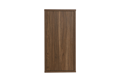 Rangement mural finition bois fonc&eacute; noyer L30 cm FLEXO