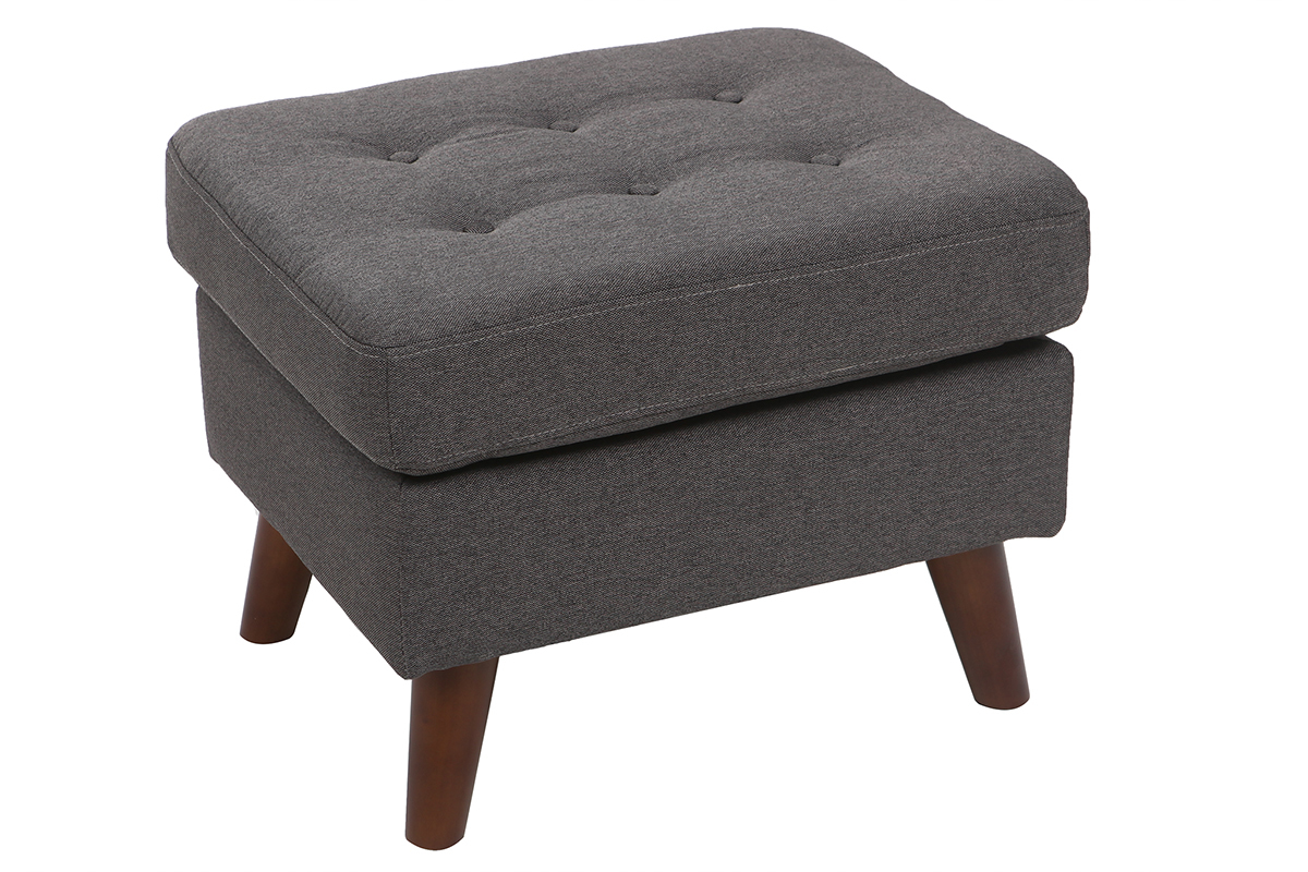 Repose-pied design gris anthracite YNOK