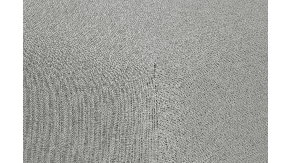 Repose-pieds design tissu gris MODULO