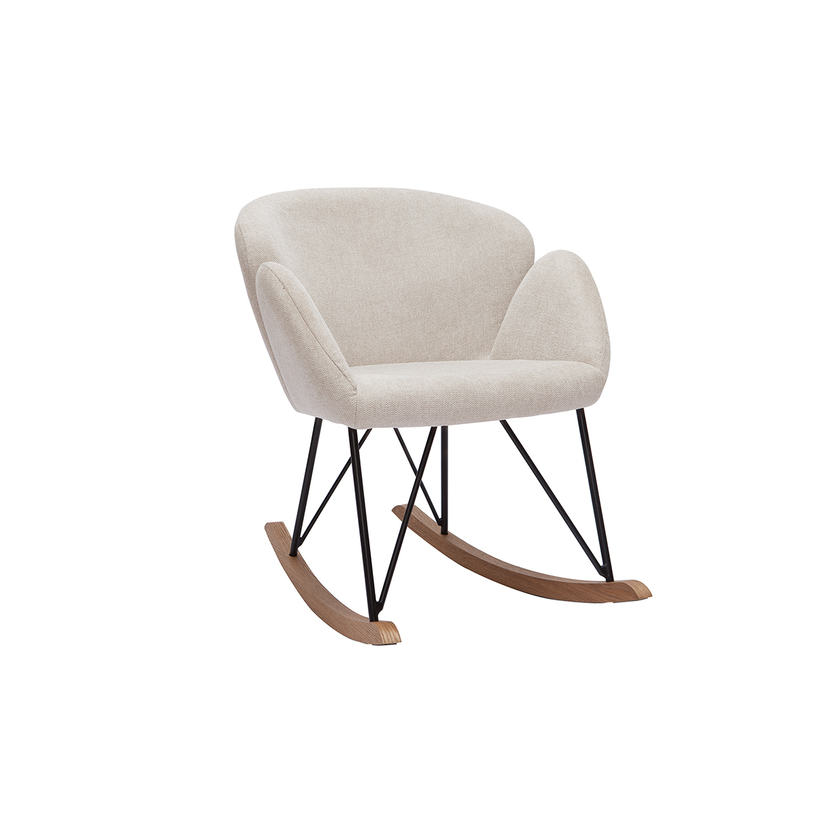 Rocking chair en bois pas cher Le Mobilier