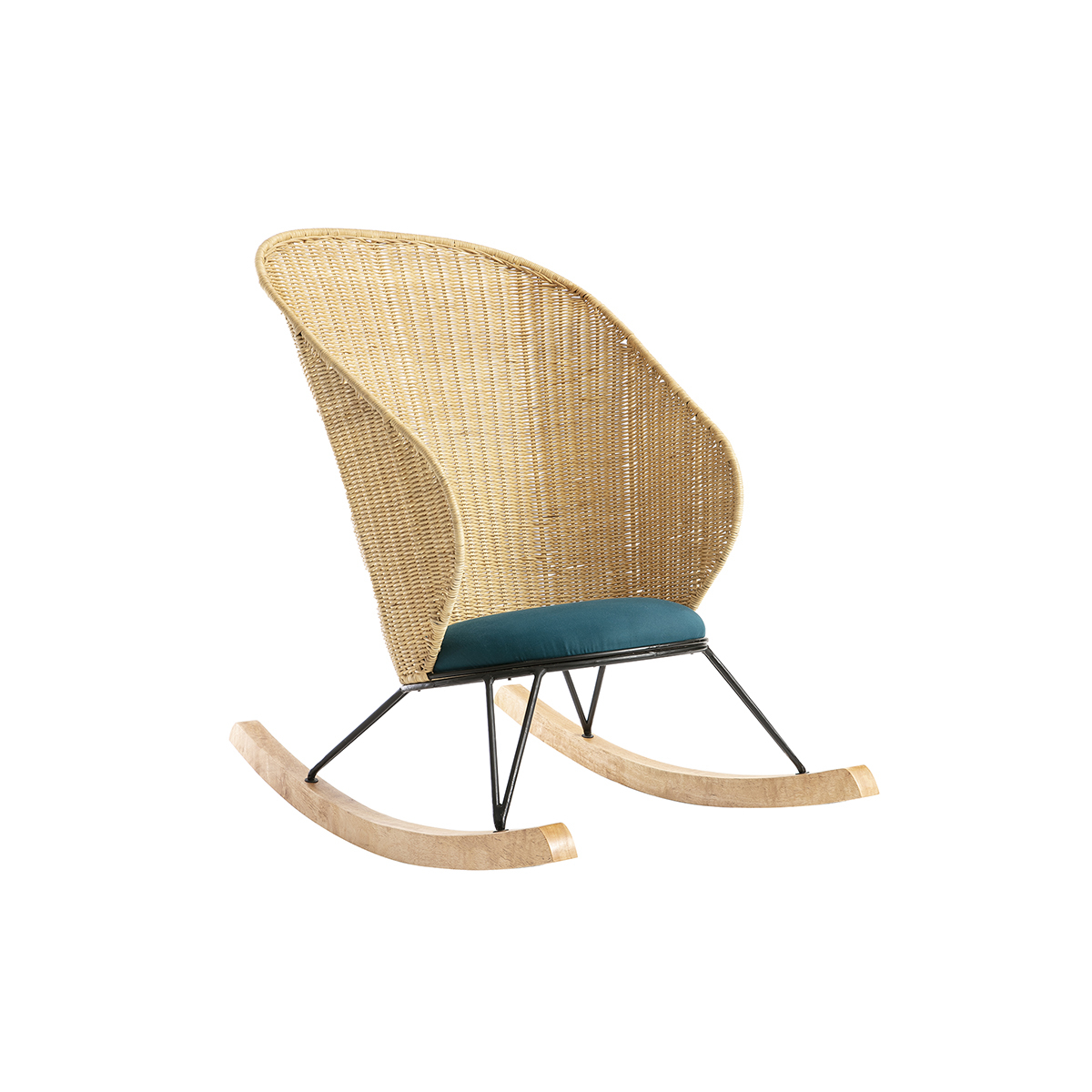 Rocking chair en bois pas cher Le Mobilier