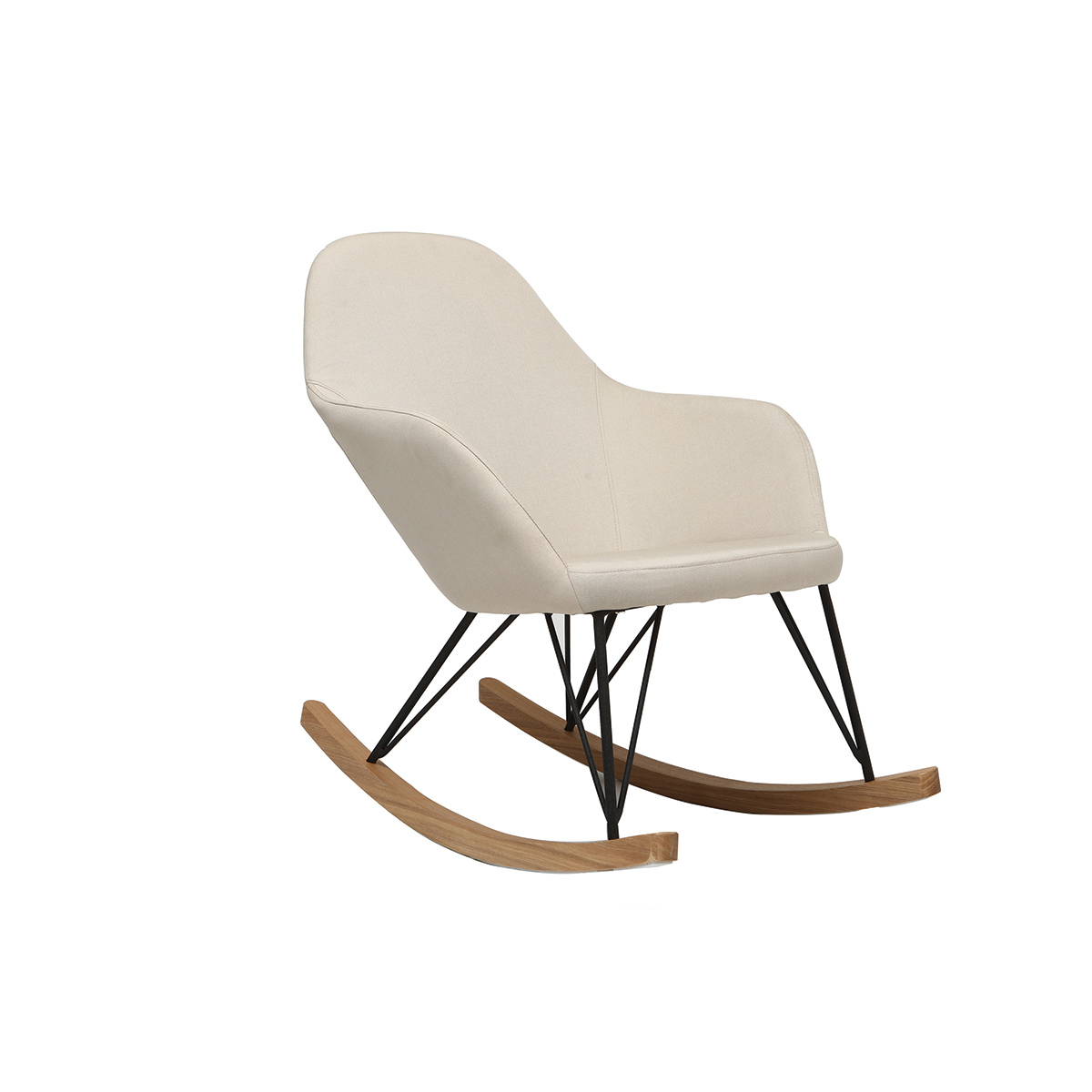 Rocking chair rose pas cher Le Mobilier