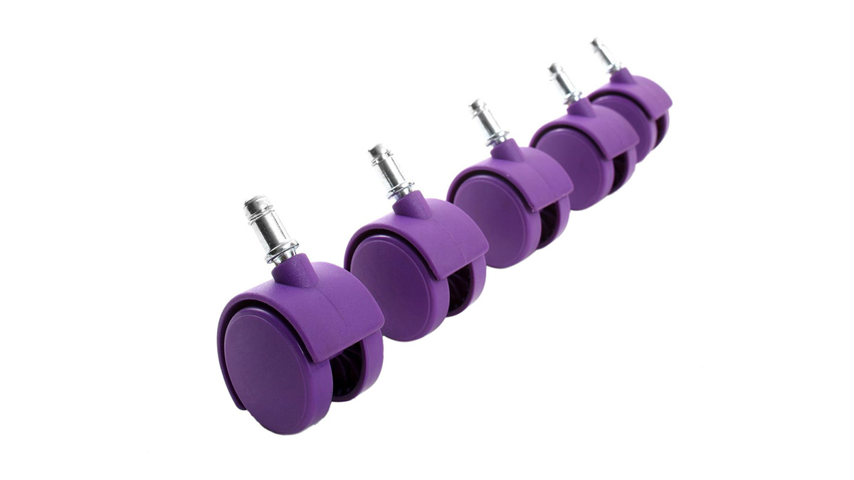 Roulettes violettes