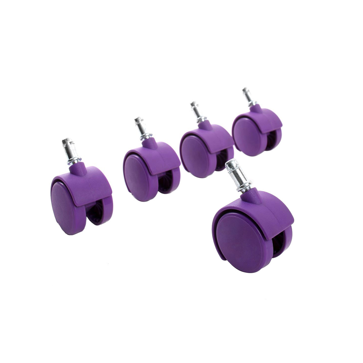 Roulettes violettes vue1