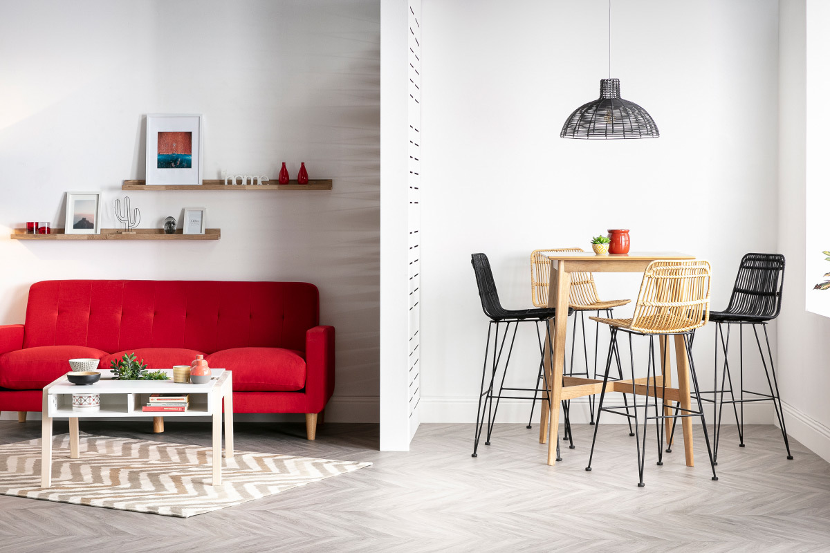 Suspension design en bambou noir CUP