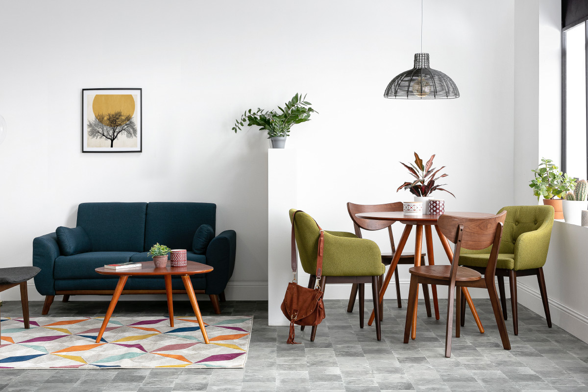 Suspension design en bambou noir CUP