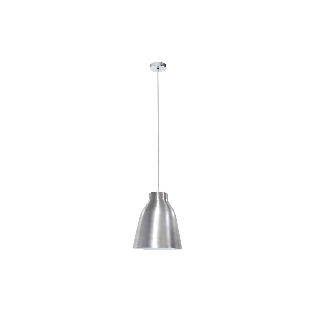 Suspension design en métal acier gris chromé D40 cm COROLA L Suspension design en métal acier gris chromé D40 cm COROLA L