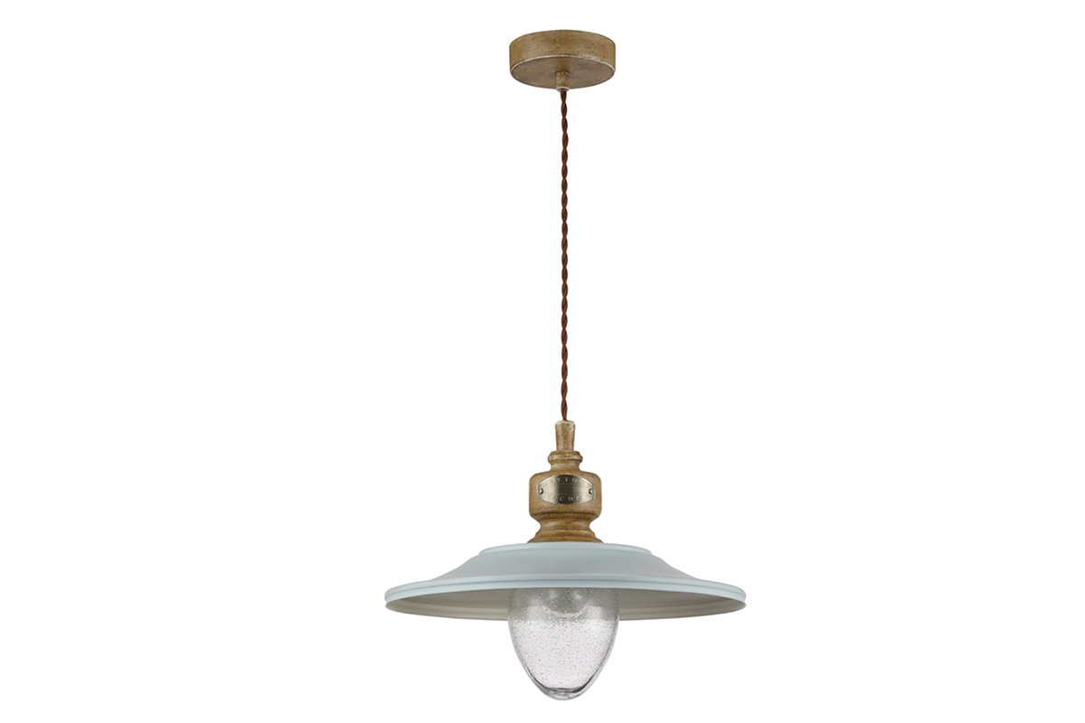 Suspension design m�tal bleu clair MARVIN