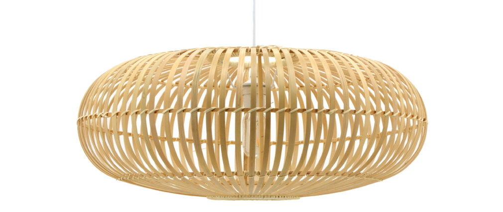 Suspension en bambou D60 cm KANA - Miliboo