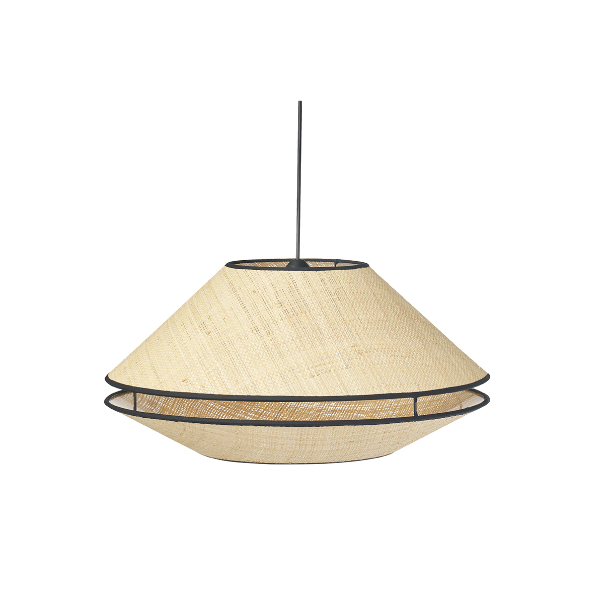 Suspension en rabane naturelle D50 cm KOYA Suspension en rabane naturelle D50 cm KOYA
