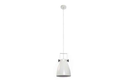 Suspension industrielle blanc LOWIE