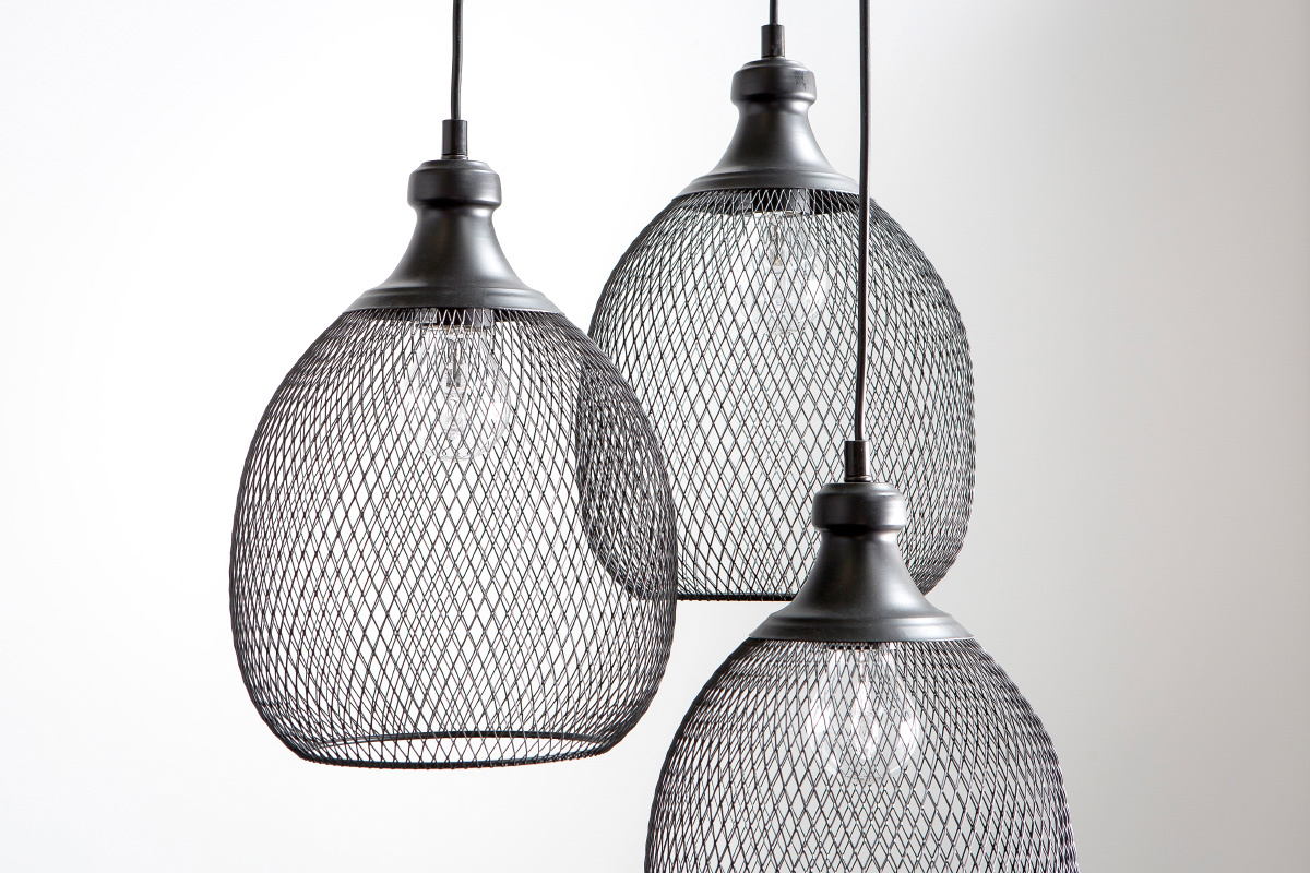 suspension multiple design m�tal noir ASTRAL