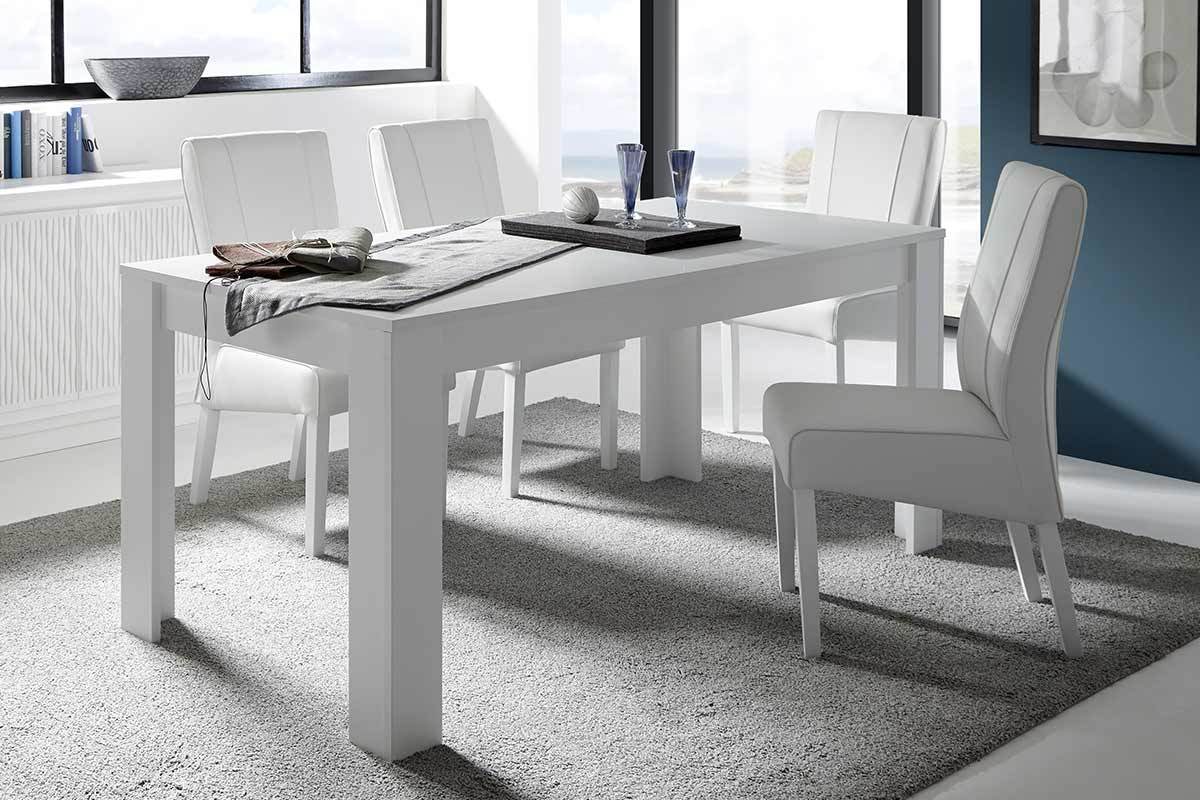 Table � manger design blanche 180 cm LAND