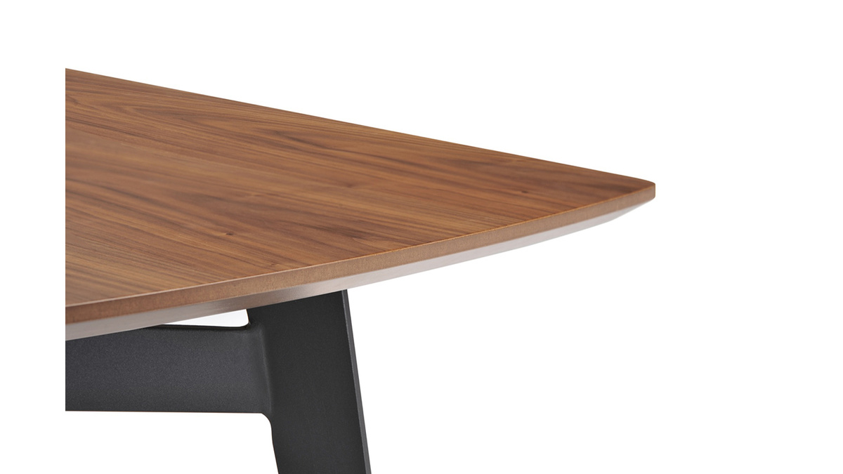 Table  manger design bois et mtal 200cm KARO