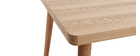 Table à manger design en chêne clair L160 cm TOTEM