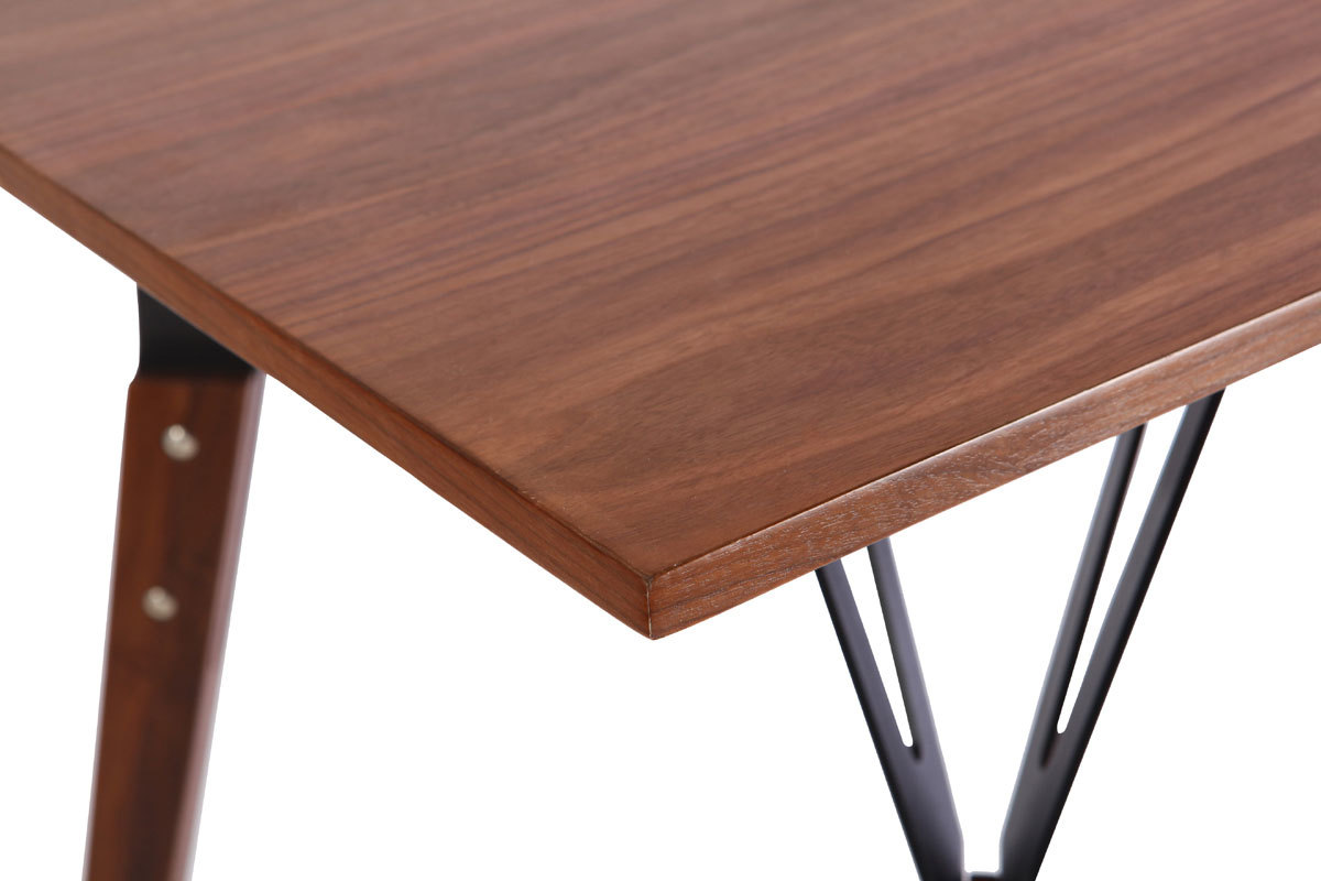 Table  manger design noyer L180 cm WADDEN