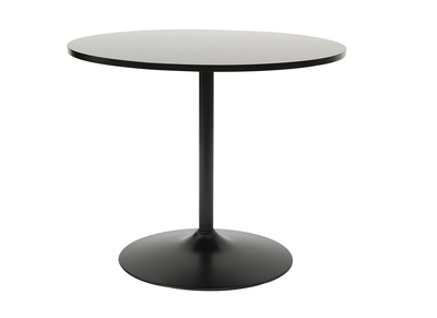 Table &agrave; manger design ronde noire D90 cm CALISTA - Miliboo & St&eacute;phane Plaza