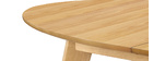 Table à manger extensible finition chêne L150-200 cm MARIK