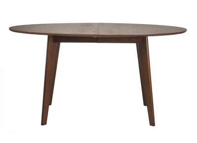 Table à manger extensible ovale en bois foncé L150-200 MARIK