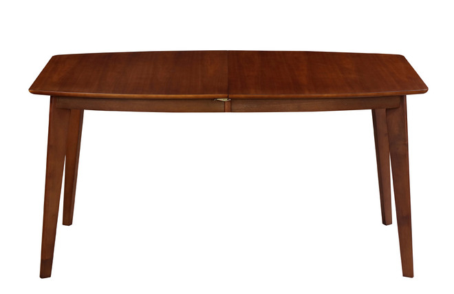 Table à manger extensible scandinave noyer L150-200 cm LEENA - Miliboo