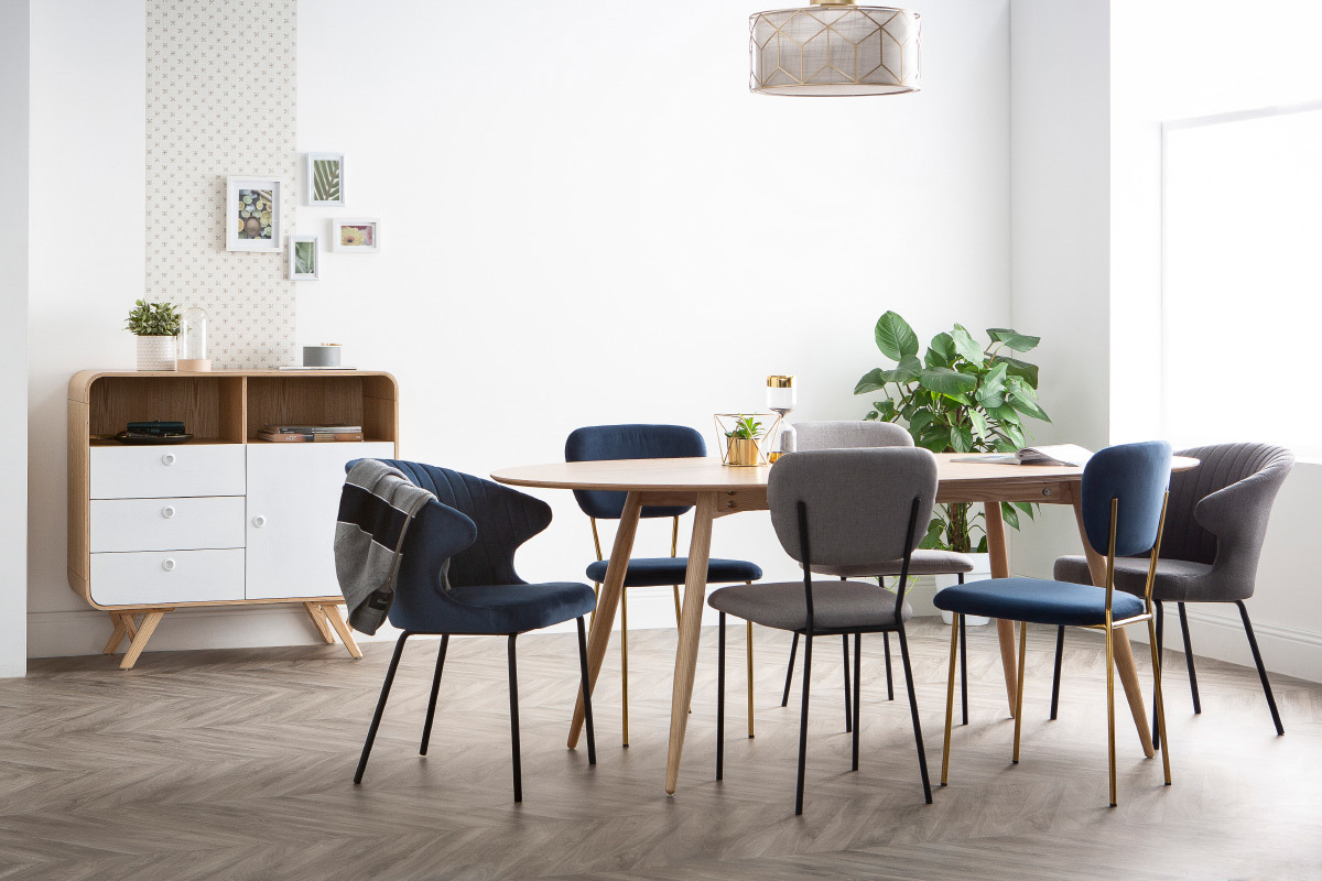 Table  manger ovale frne naturel L200 cm BALTIK