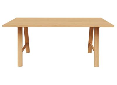 Table à manger rectangulaire bois chêne L180 cm SAULE