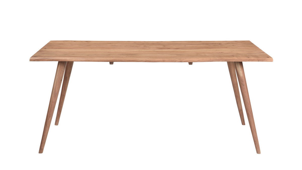 Table à manger rectangulaire en bois massif L175 cm SAVANA