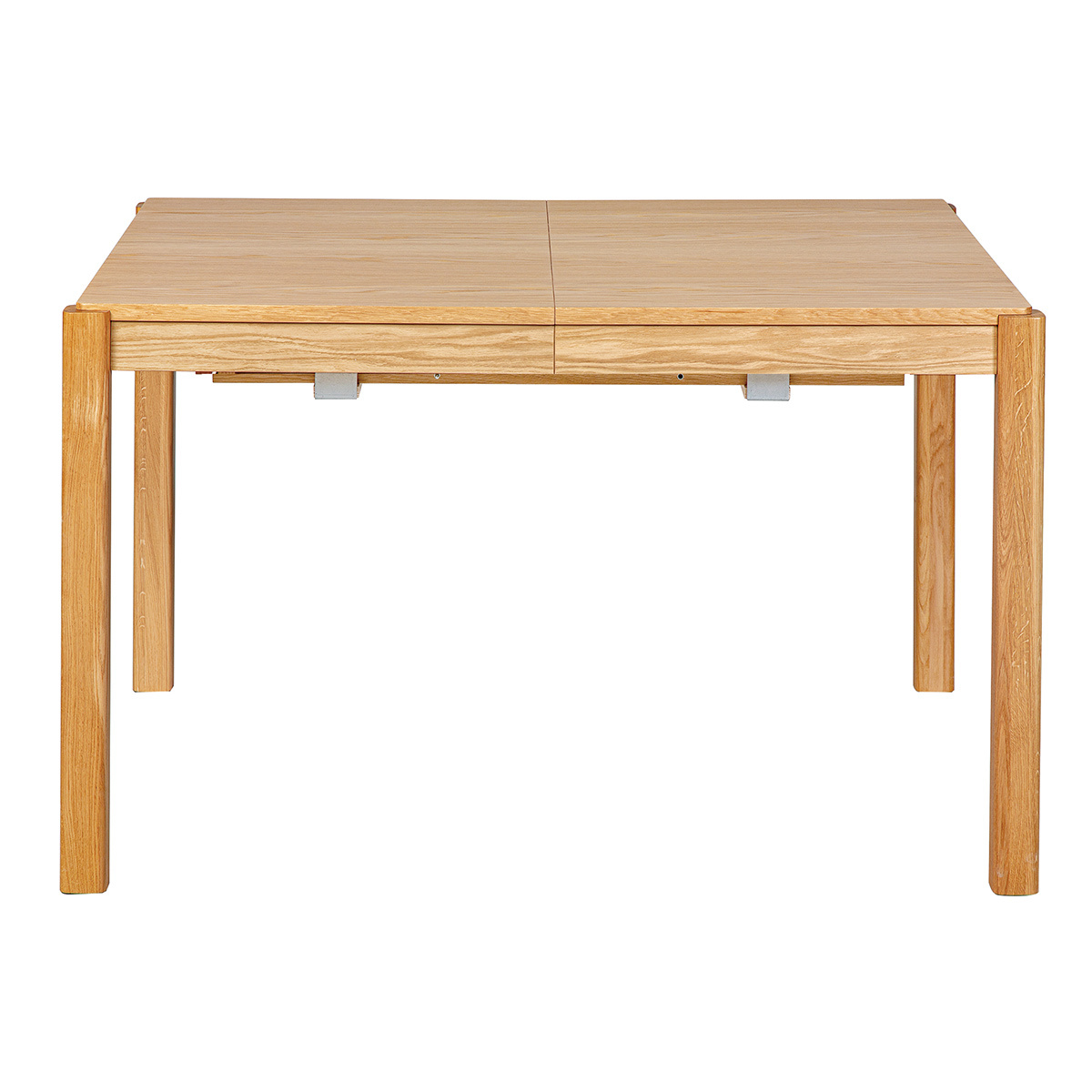 Table à manger scandinave extensible finition chêne rectangulaire L125-238 cm AGALI vue1