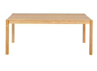 Table à manger scandinave finition chêne rectangulaire L200 cm AGALI