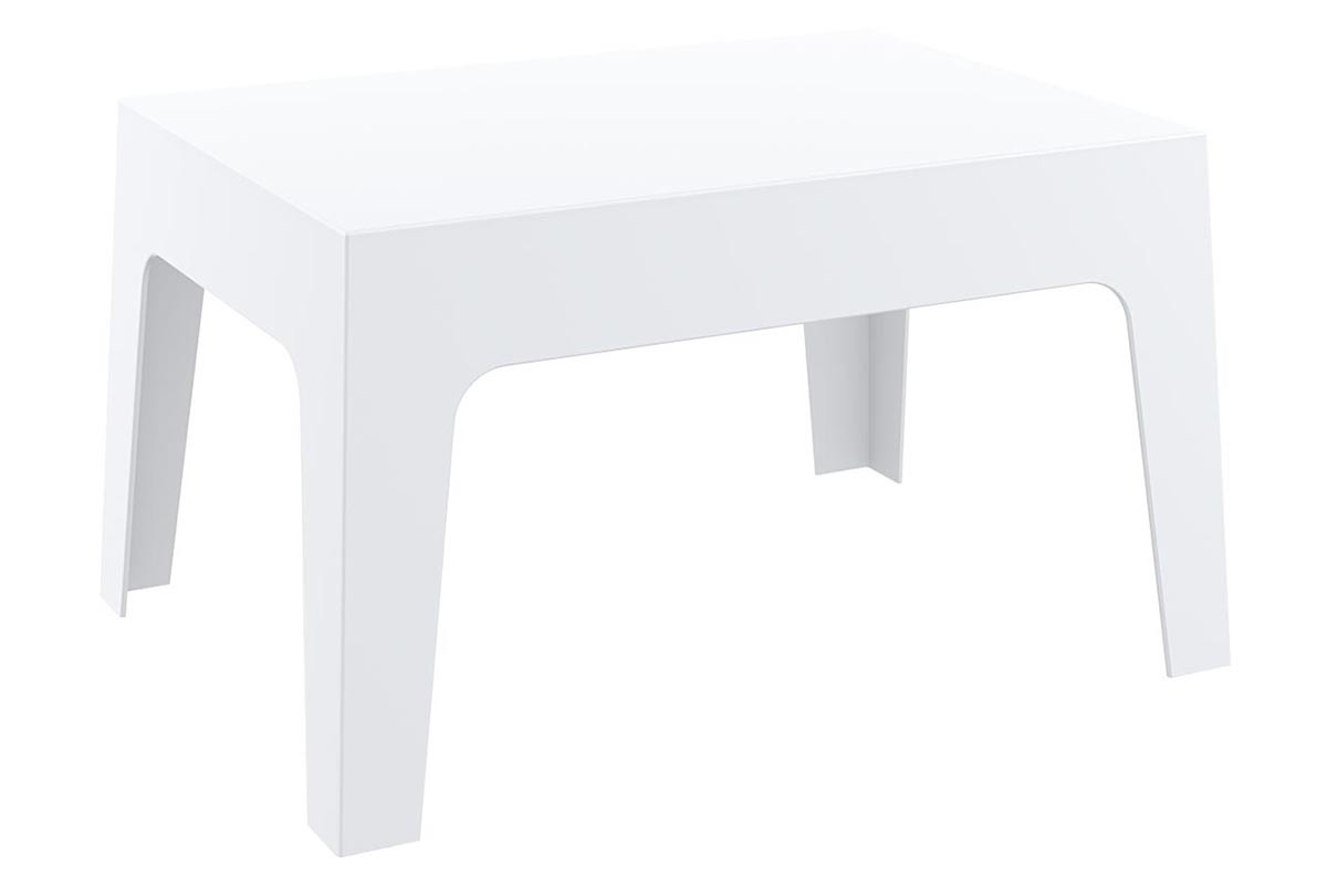 Table basse de jardin design blanc LALI