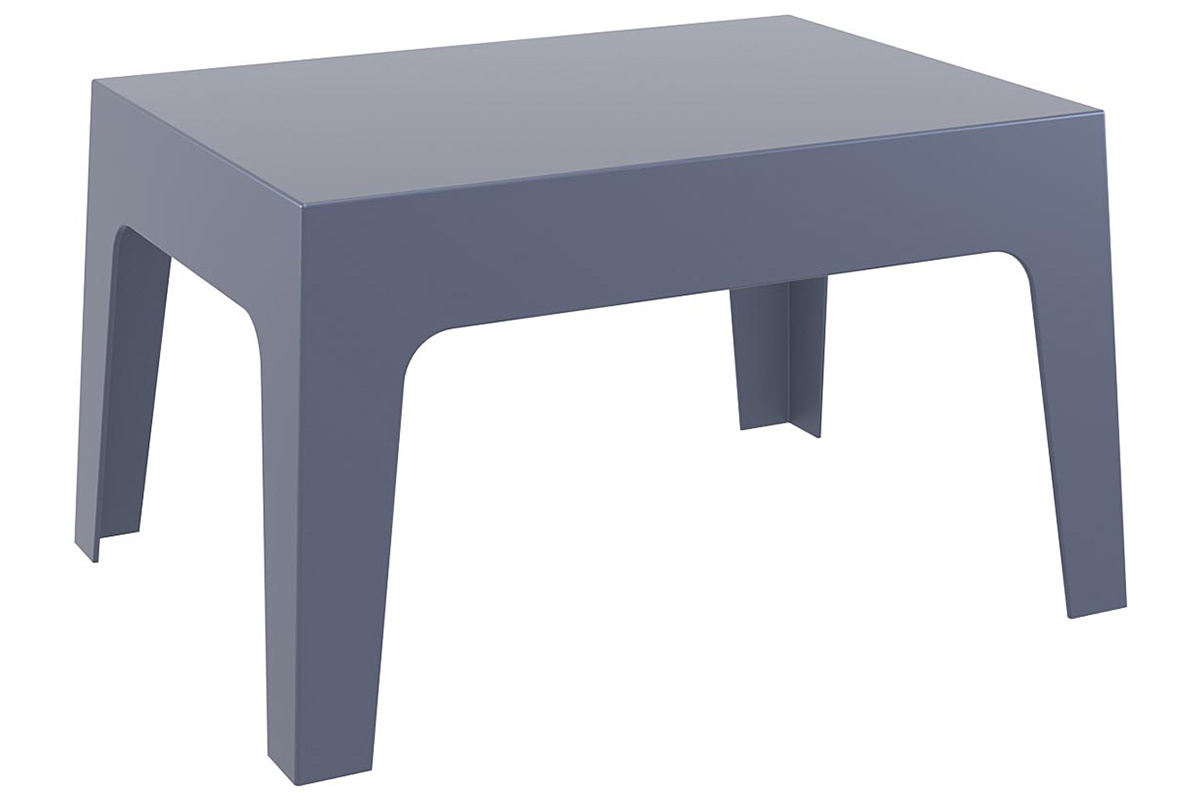 Table basse de jardin design gris fum� LALI
