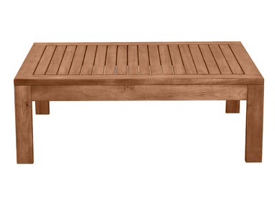 Table basse de jardin en bois massif L90 cm SALVADOR