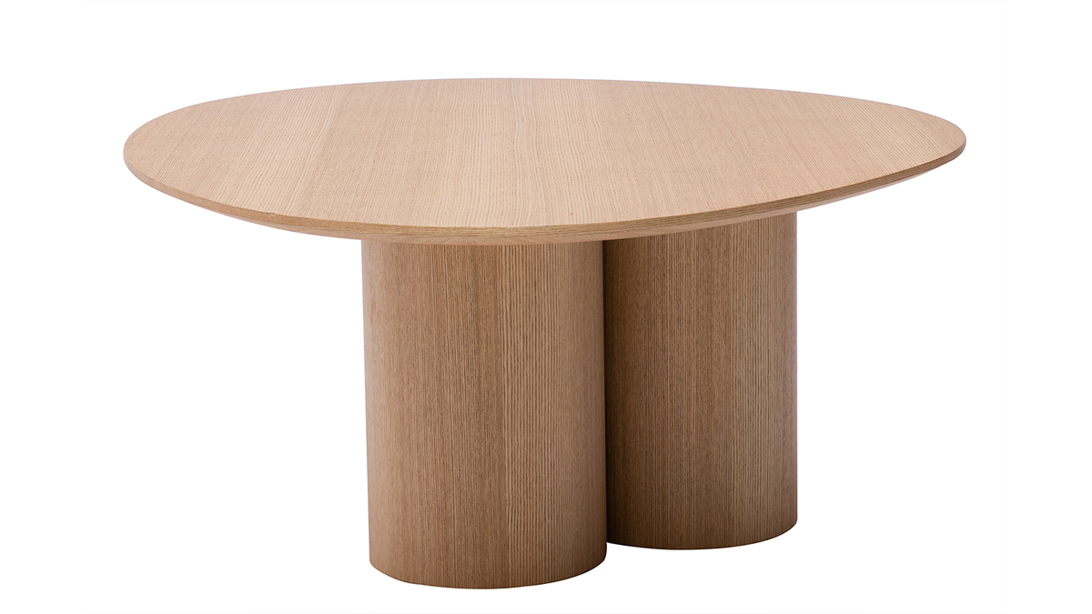 Table basse design bois clair L100 cm HOLLEN