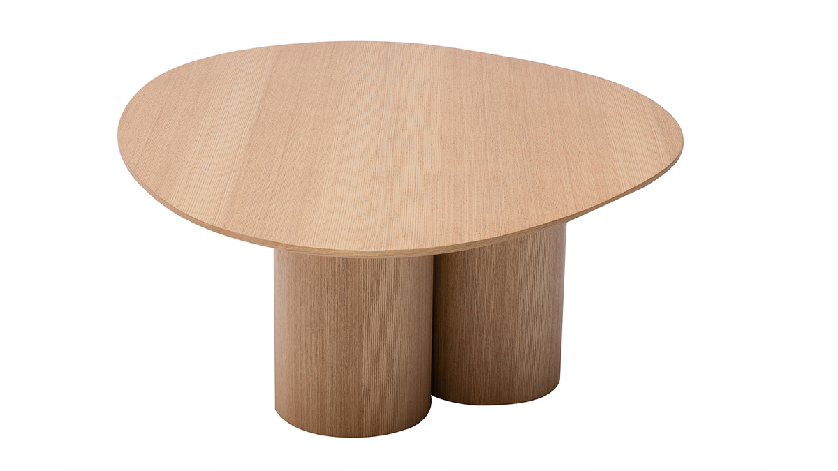 Table basse design bois clair L100 cm HOLLEN
