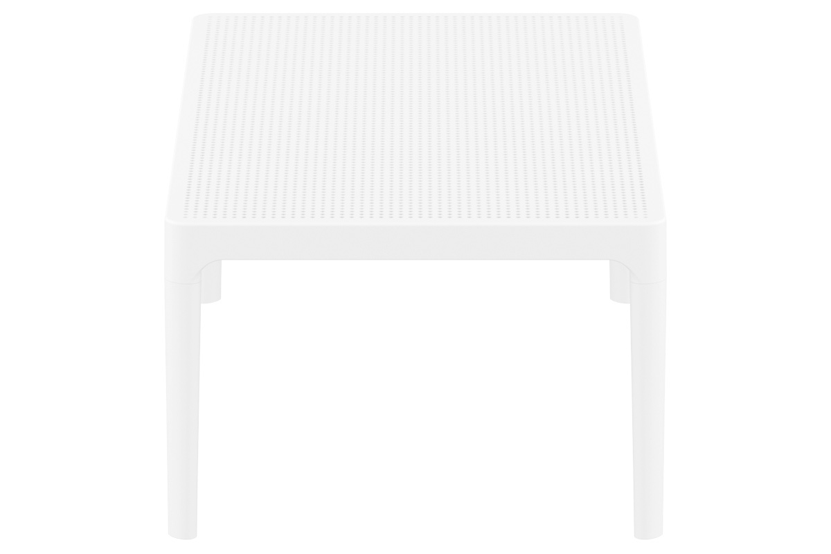 Table basse design intrieur / extrieur blanc OSKOL