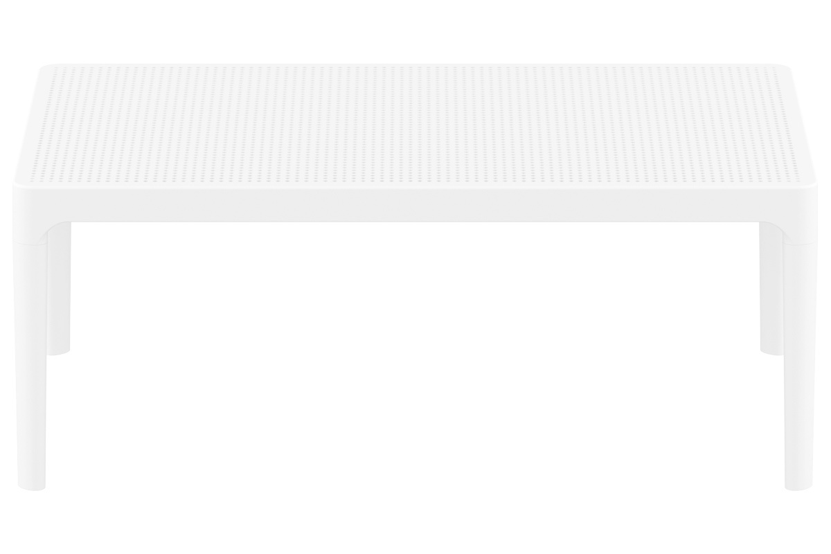 Table basse design intrieur / extrieur blanc OSKOL