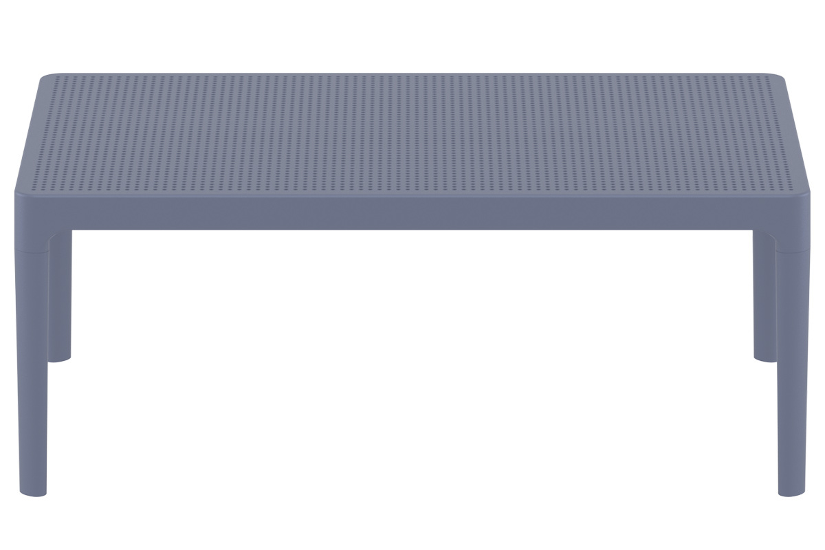 Table basse design intrieur / extrieur gris OSKOL