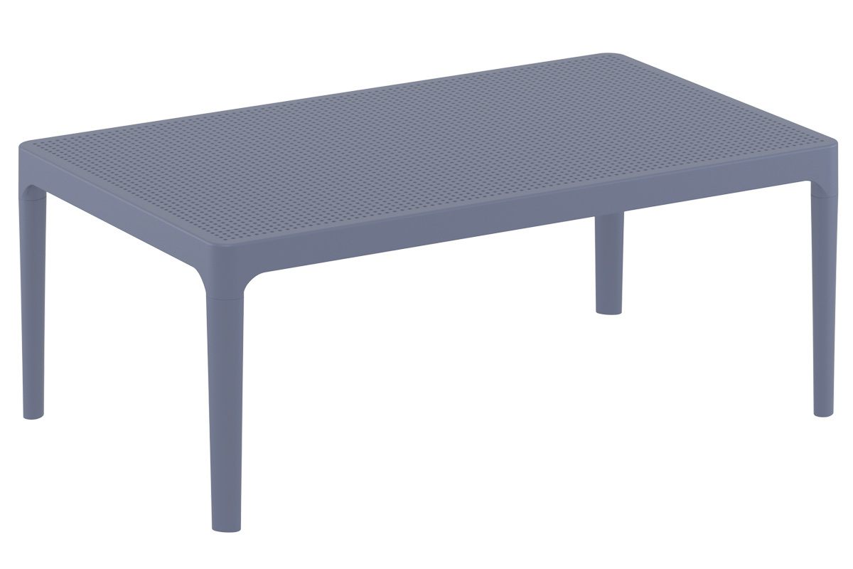 Table basse design intrieur / extrieur gris OSKOL